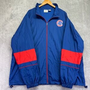 Fanatics Chicago Cubs MLB Windbreaker Jacket Mens 2XT Full Zip Mesh Line